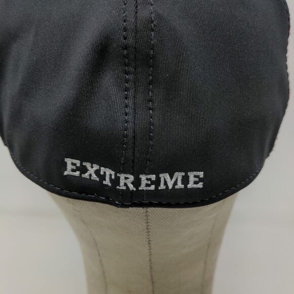 XG Extreme Mens Fitted Hat White Black Size M Embroidered Logo - Picture 9 of 13